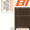 BI timetable dating from April 24, 1966, which would have been in force for flights that spring and summer