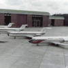 BAC 1-11 jets on the tarmac at Hurn, England, read to enter service.